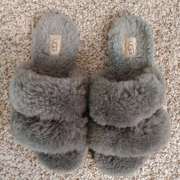 UGG Maxi Curly Scuffetta Sheepskin Slide Slippers 1130837 Women’s 8 - Picture 2 of 11
